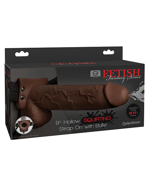 9" Hollow Squirting Strap On - Image 5