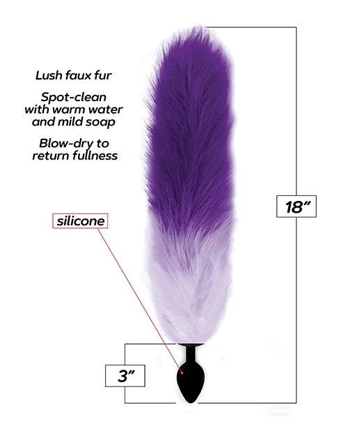 Foxy Fox Tail Silicone Butt Plug - Image 10