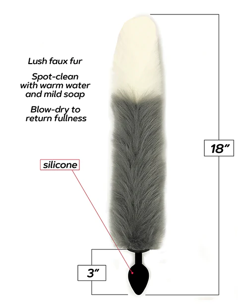 Foxy Fox Tail Silicone Butt Plug - Image 2