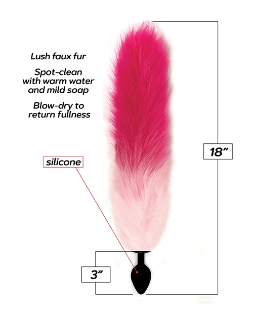 Foxy Fox Tail Silicone Butt Plug - Image 4