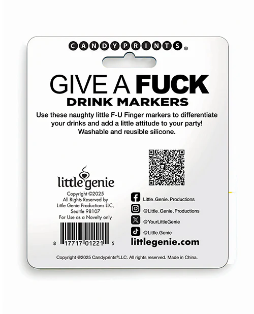 Give A Fuck Drink Markers - Image 3