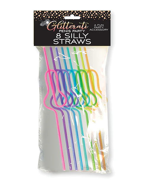 Glitterati Silly Penis Straws - Image 2