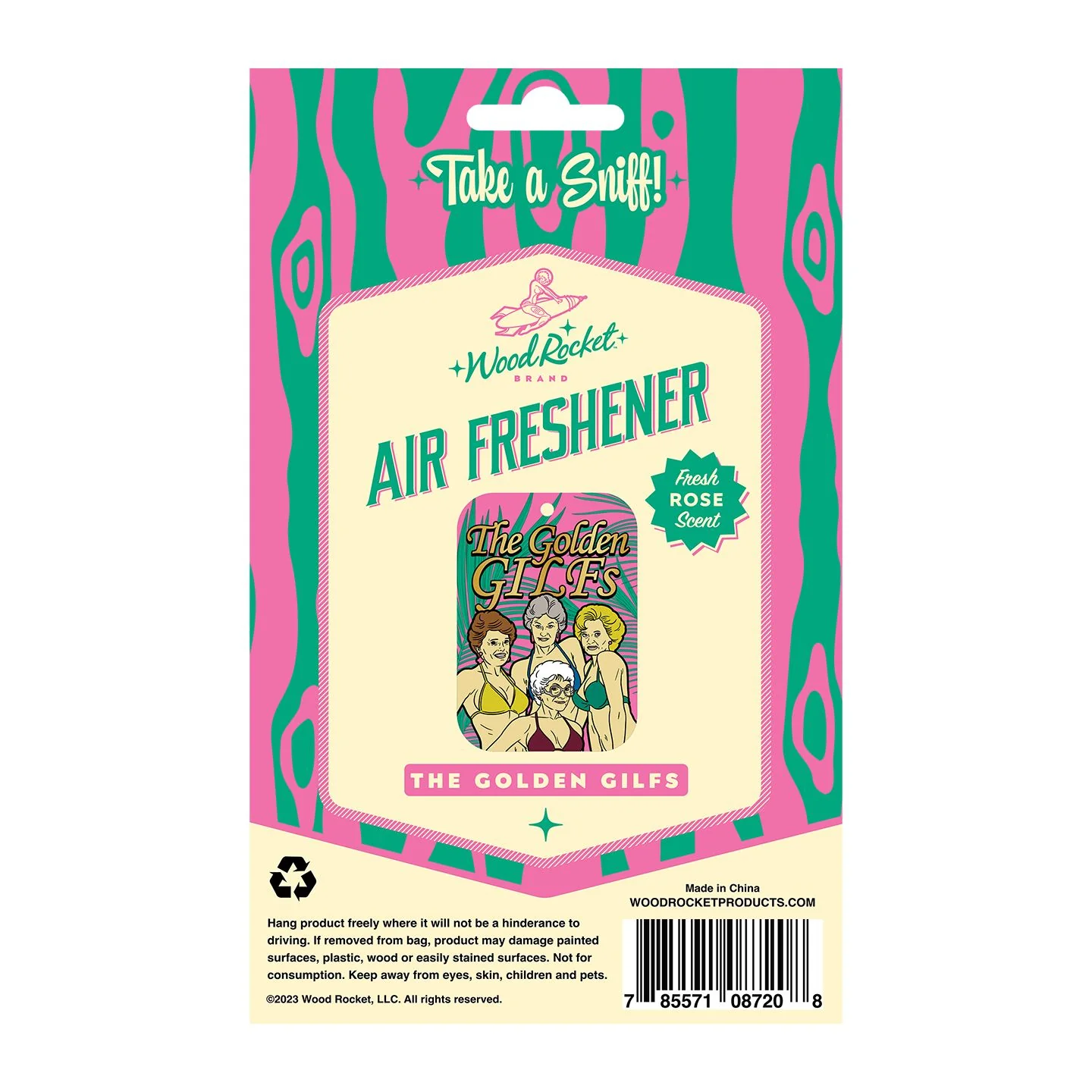 Wood Rocket "Golden GILFs" Air Freshener - Image 2