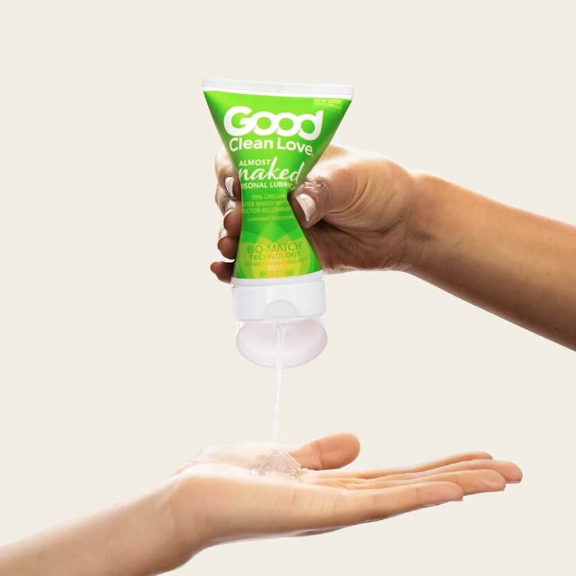 Good Clean Love Almost Naked Organic Lubricant - 4OZ - Image 2