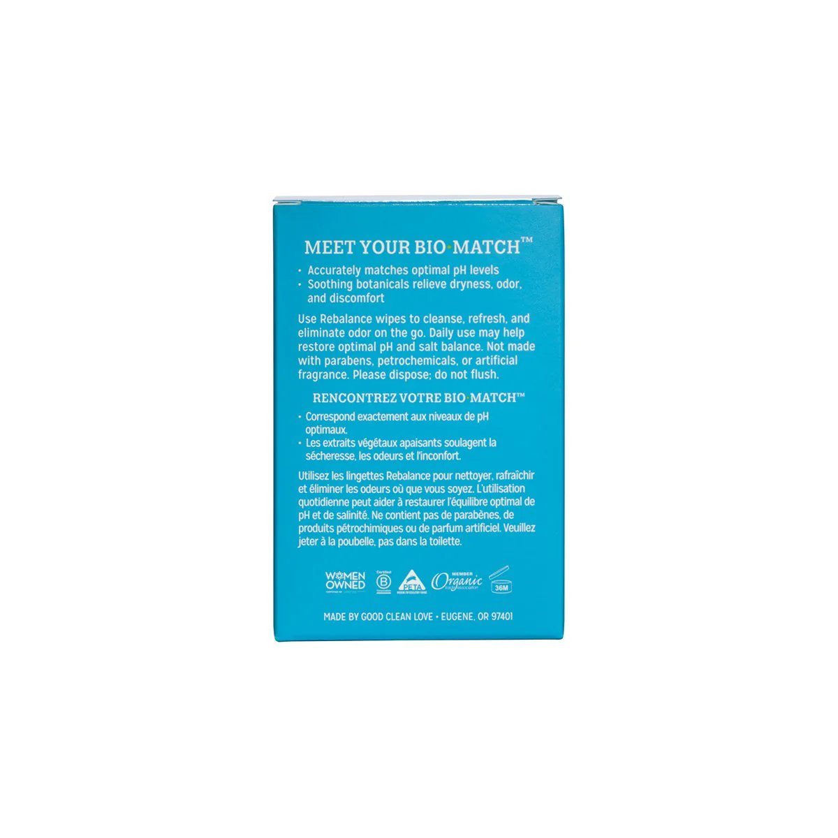 Good Clean Love Rebalance pH-Balanced Feminine Wipes - Image 3