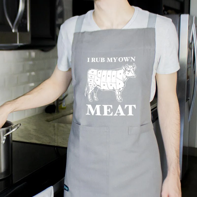 I Rub My Own Meat Apron - Image 2