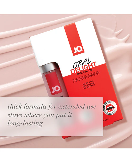 JO Oral Delight  - Strawberry Stimulant - Image 4