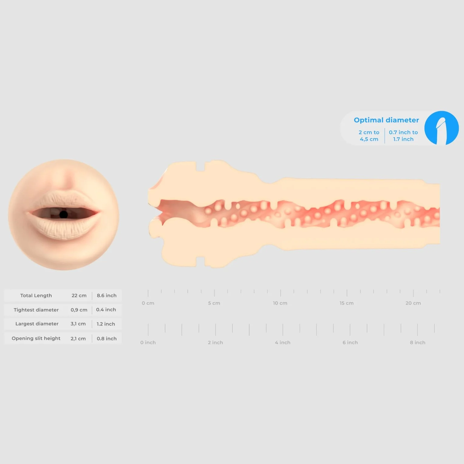 Kiiroo Feel Stroker Mouth - Image 4