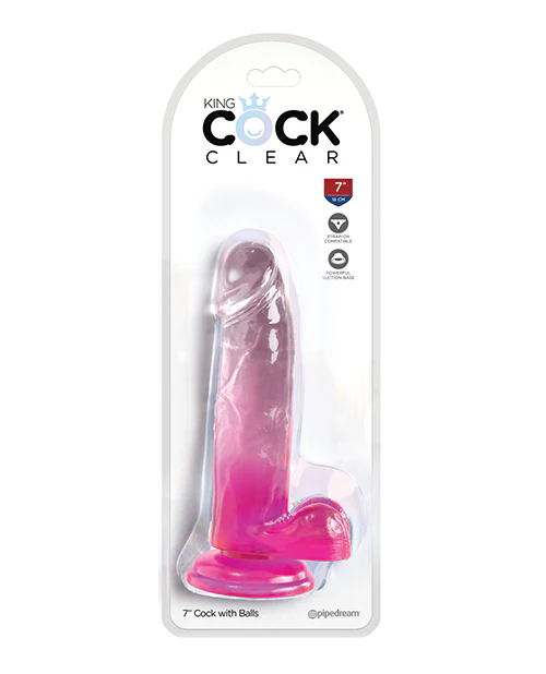 King Cock Clear Cock W/balls - Image 17