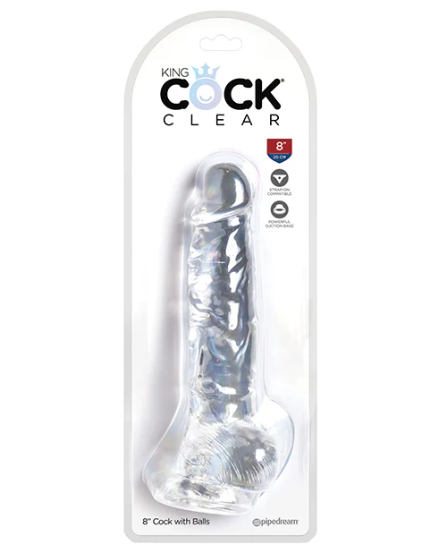 King Cock Clear Cock W/balls - Image 9