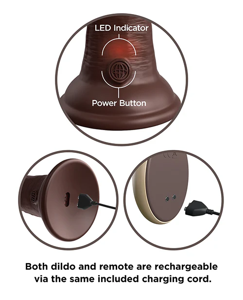 King Cock Elite Dual Density Vibrating - Image 3