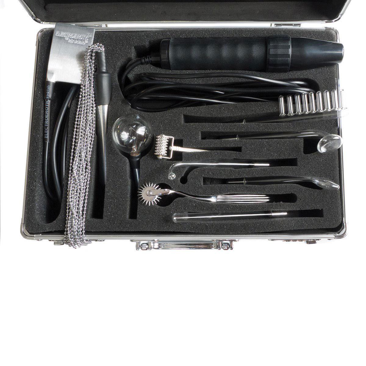 KinkLab Agent Noir Electro Erotic Neon Wand Kit - Image 2