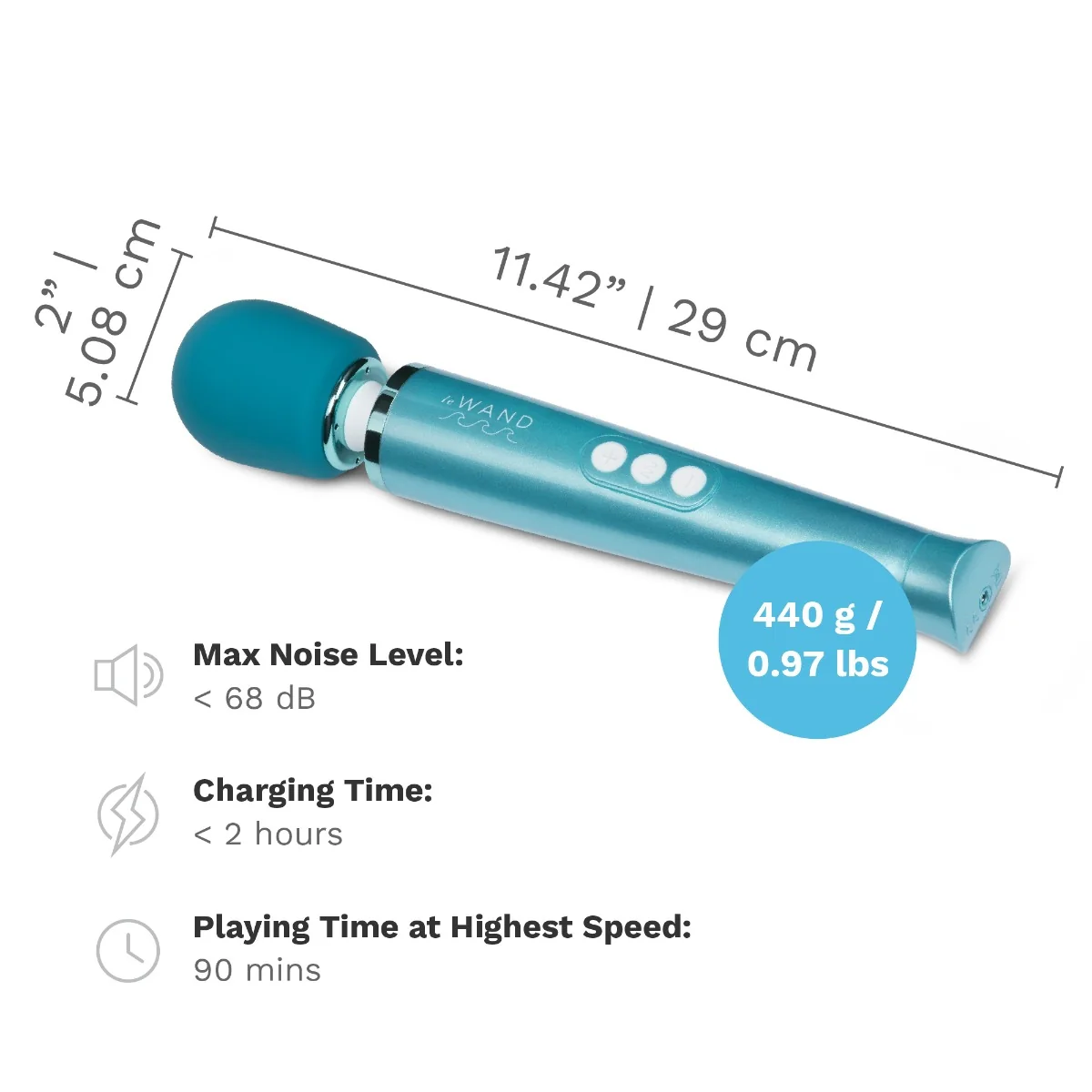 Le Wand Dive Waterproof Wand Massager - Image 6