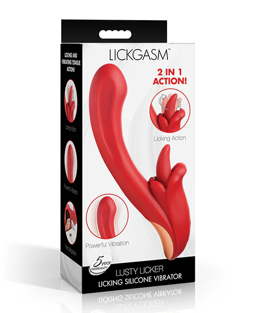 Lickgasm Lusty Licker Licking Silicone Vibrator - Image 8