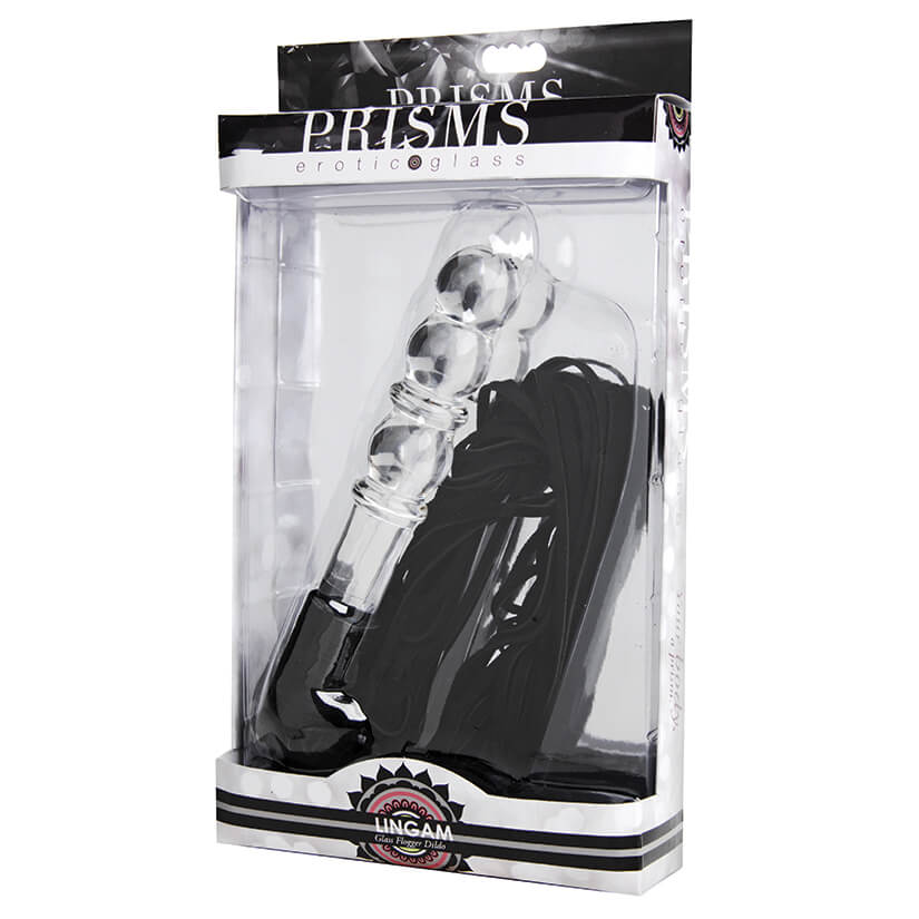 Lingam Glass Dildo Flogger - Image 2