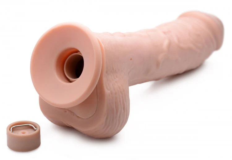 Loadz 8.5in Vibrating Dildo Squirting - Image 12