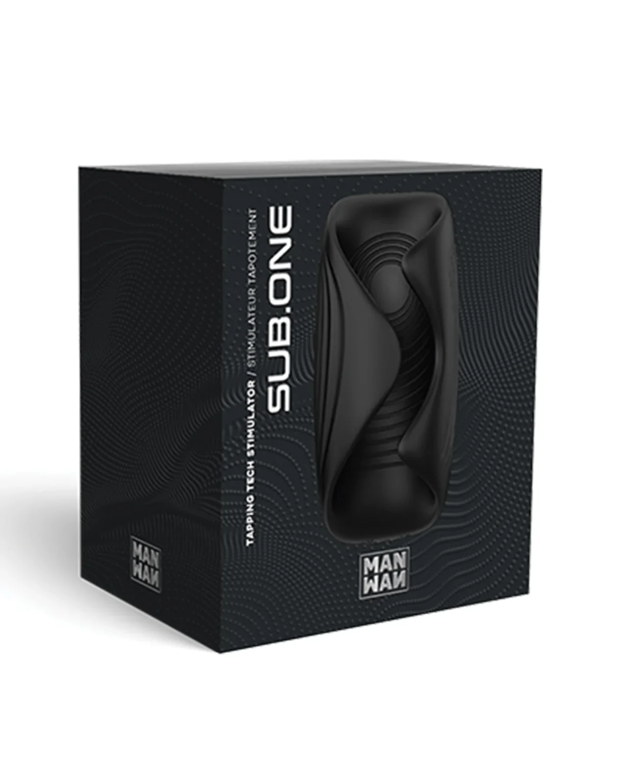 Manwan Sub-One Tapping Male Masturbator - Infinite Black - Image 4