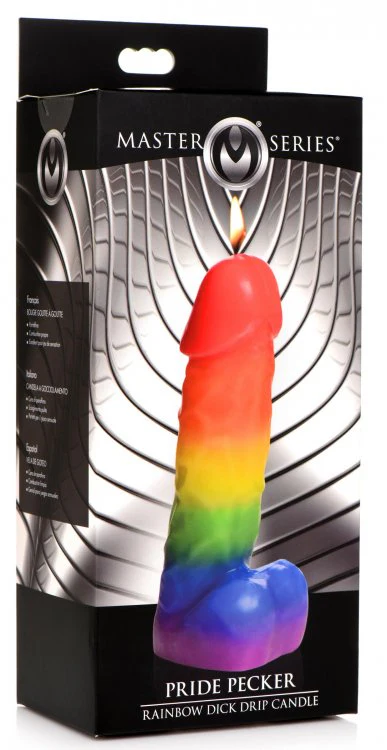 Master Series Rainbow Drip Candle - Image 6