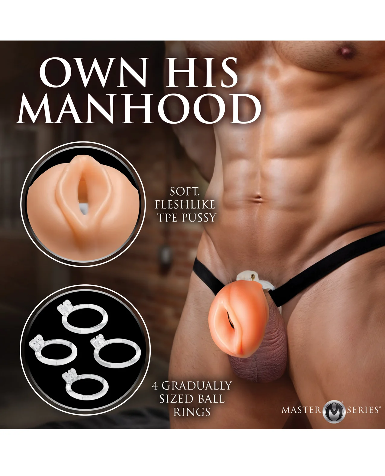 Master Series Pussy Chastity Cage - Image 5