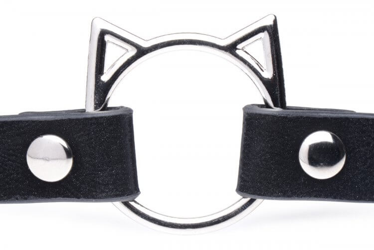 Master Series Slim Kinky Kitty Ring Choker - Image 3