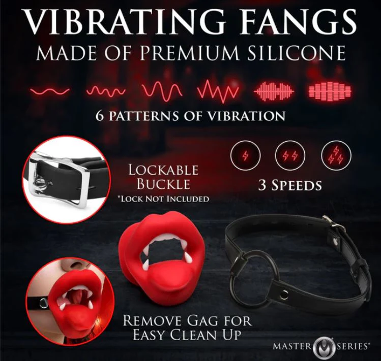 Master Series Vibrating Vampire Gag - Image 2