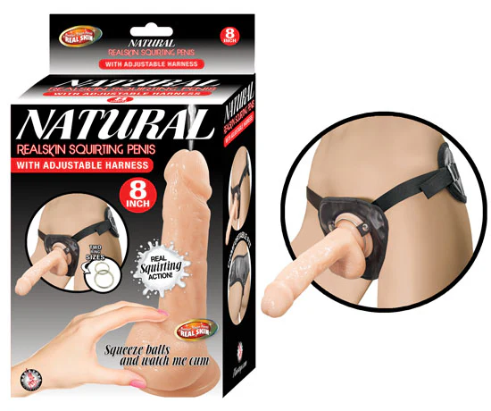 Squirting Dildo with Adjustable Harness - Image 5