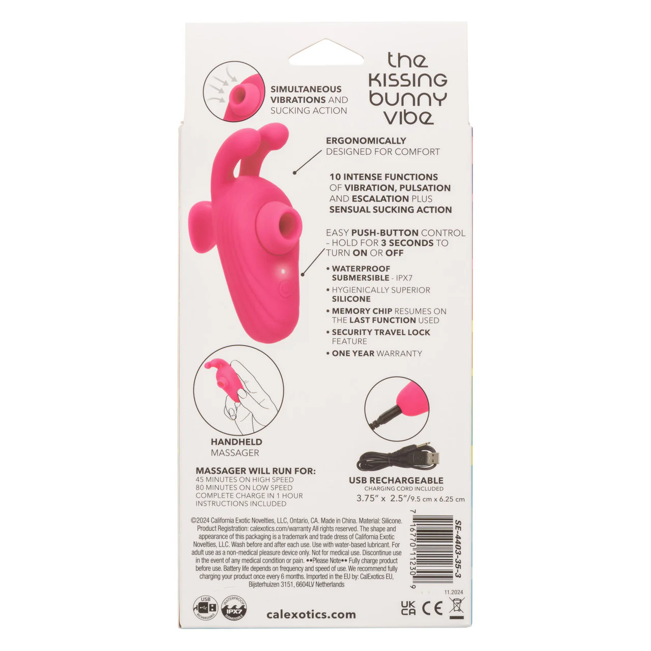 Neon Vibes Kissing Bunny - Image 6