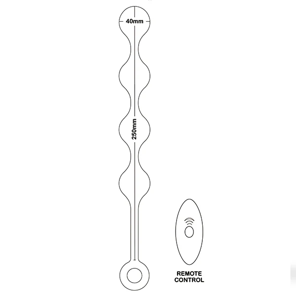 Nexus Quattro Vibrating Anal Beads - Image 2