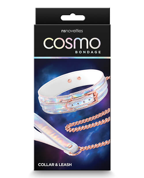 NS Novelties Cosmo Bondage Collar and Leash - Image 2