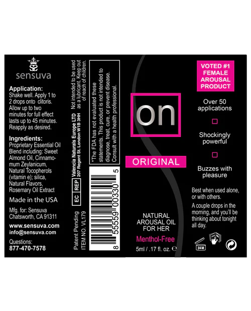 On Natural Arousal Oil - Original - Image 2