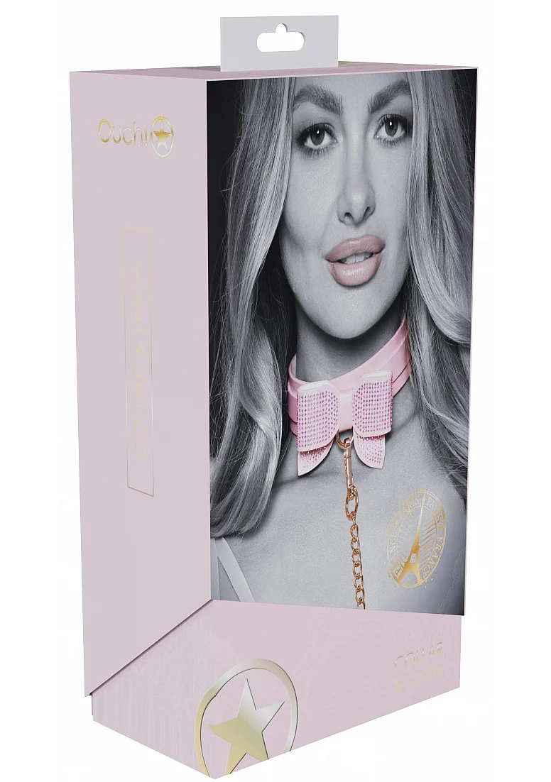 Ouch! Paris Collection Collar with Leash - Image 2