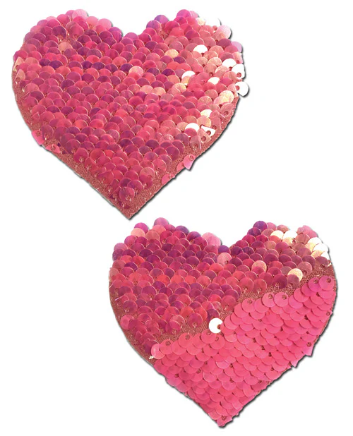 Pastease Color Changing Flip Sequins Heart - Image 10