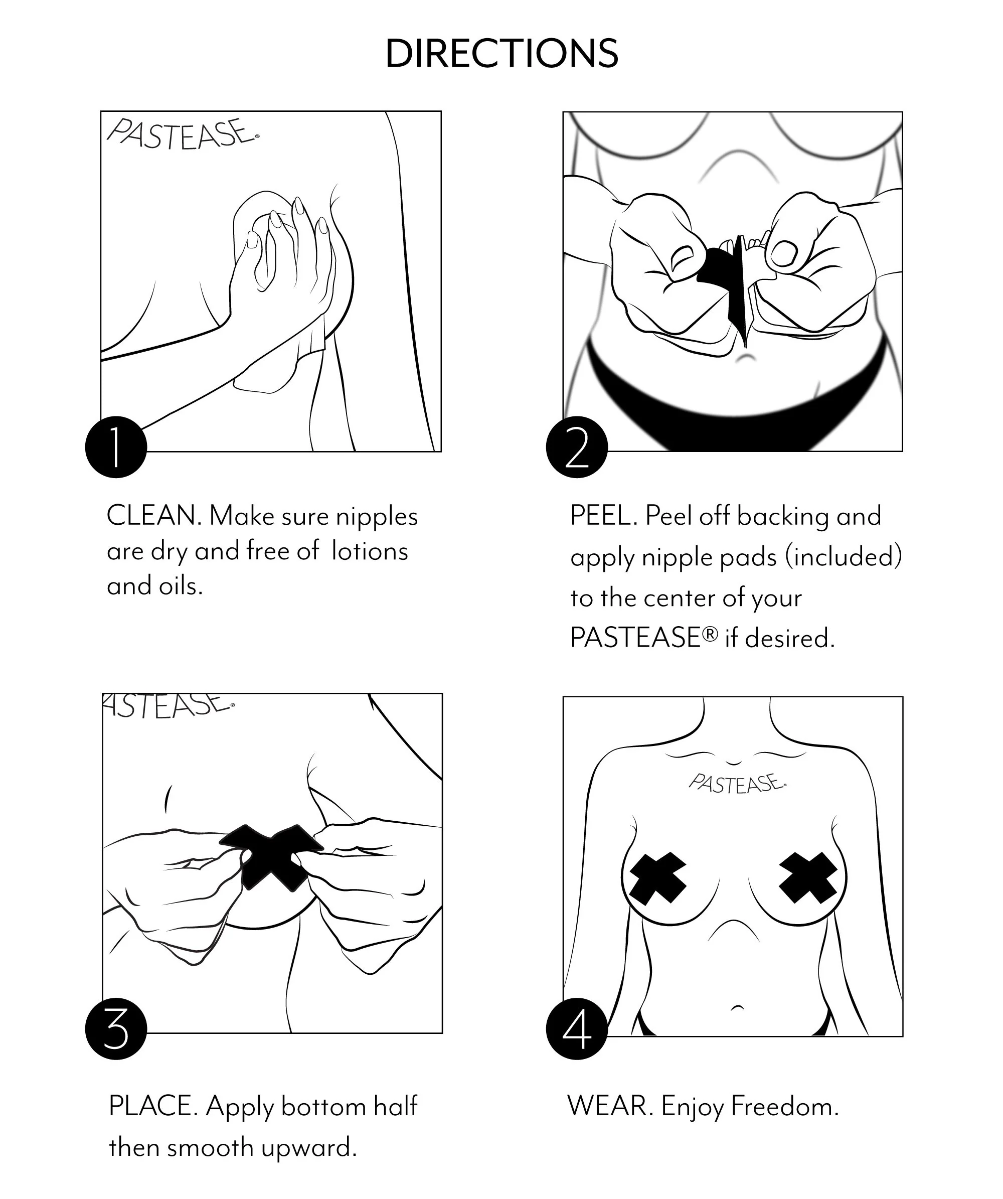 Pastease Ho Ho Hearts Pasties - Image 2