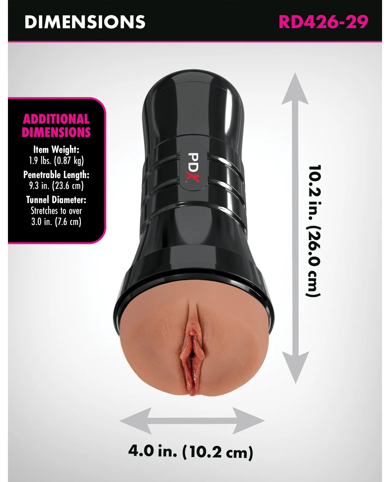 PDX Extreme Wet Pussies Super Juicy Snatch XXL - Light - Image 6