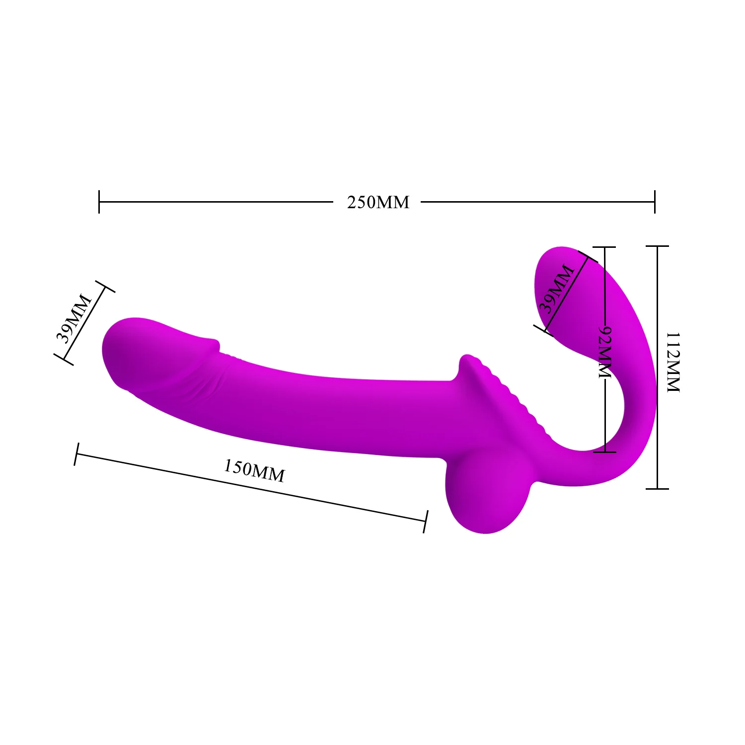 Kelpie Squirting Strapless Strap On - Image 5