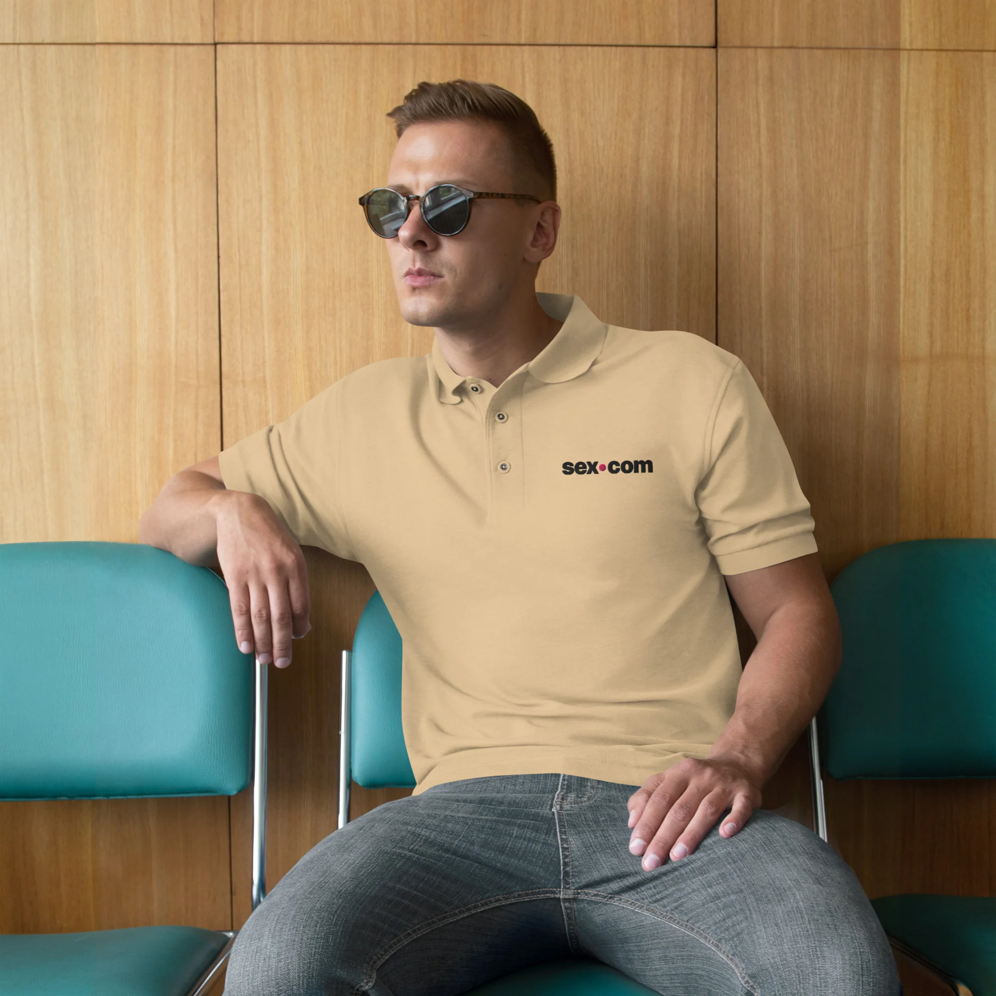 Sex.com Men's Premium Polo - Image 12