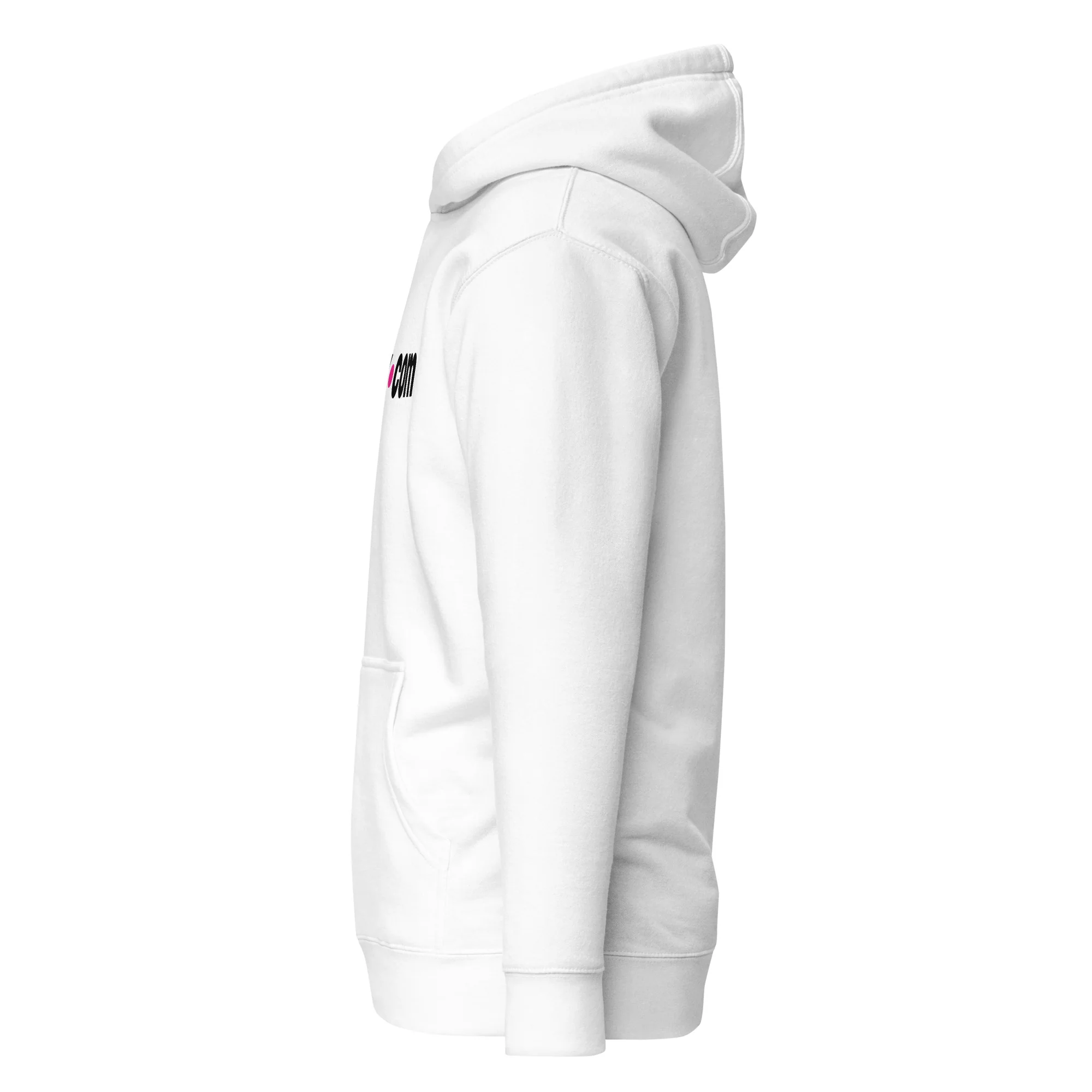 Sex.com Unisex Hoodie - White - Image 4