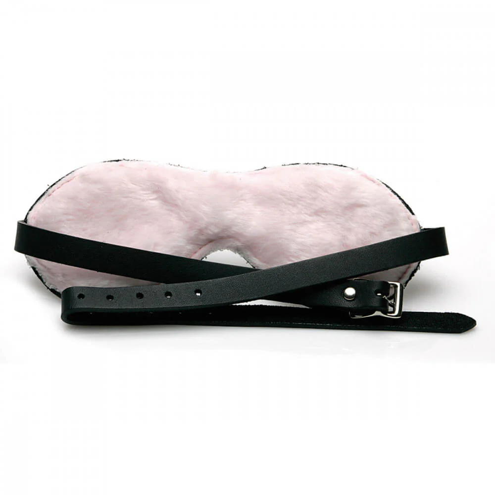 Sex Kitten Leather Buckle Blindfold - Image 2