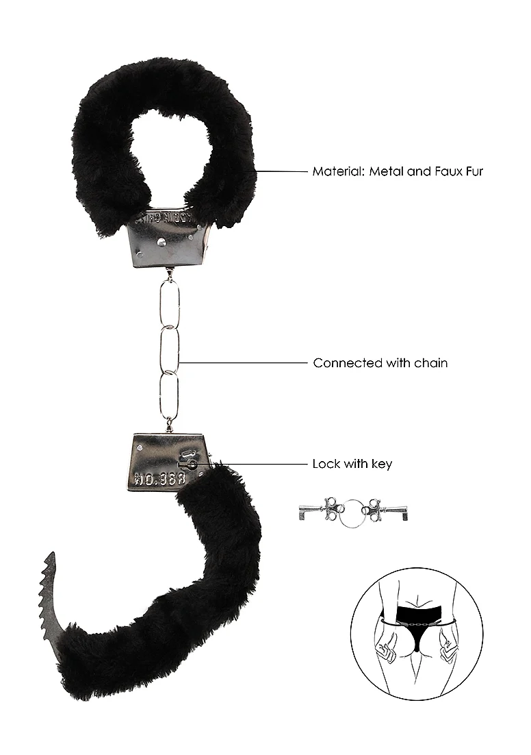 Ouch! Furry Handcuffs - Image 3