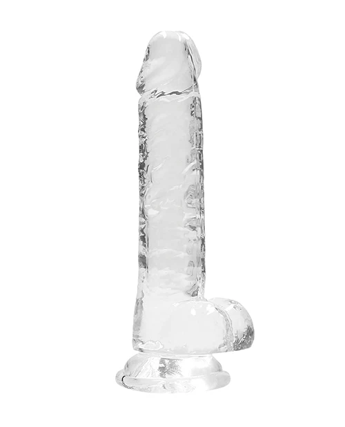 Shots Realrock Realistic Crystal Clear Dildo W/balls - Image 11