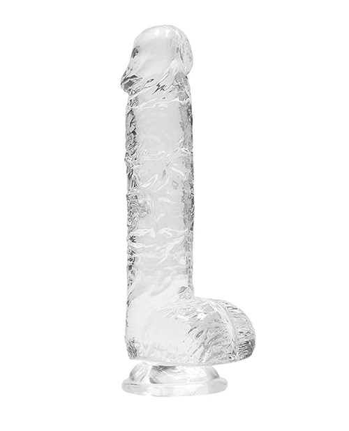 Shots Realrock Realistic Crystal Clear Dildo W/balls - Image 26