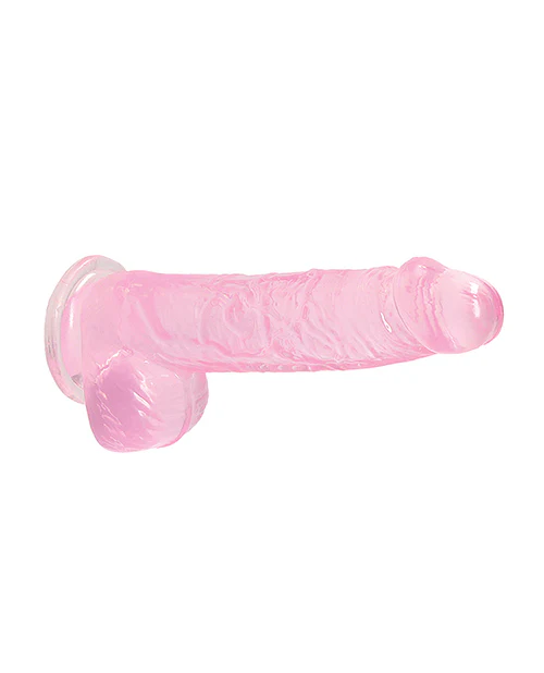 Shots Realrock Realistic Crystal Clear Dildo W/balls - Image 37