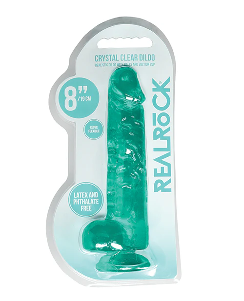Shots Realrock Realistic Crystal Clear Dildo W/balls - Image 40