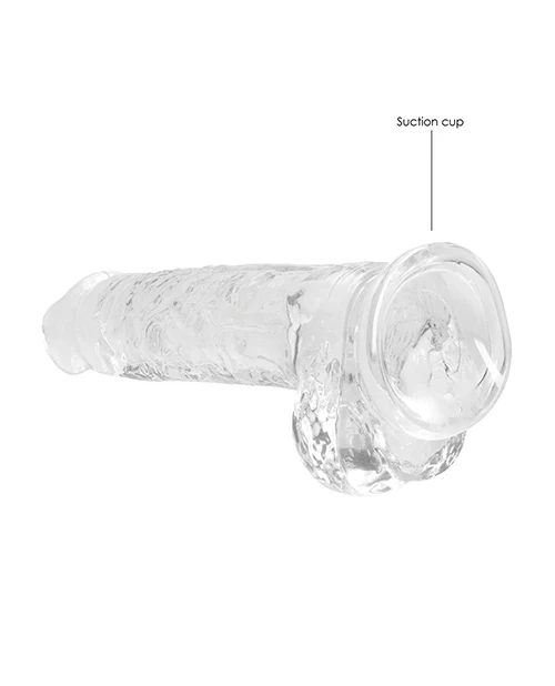 Shots Realrock Realistic Crystal Clear Dildo W/balls - Image 8