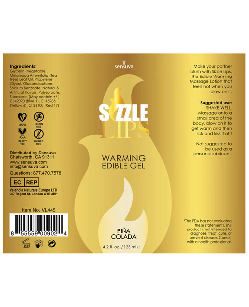 Sizzle Lips Warming Gel - 2 oz - Image 8
