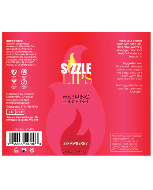 Sizzle Lips Warming Gel - Image 2