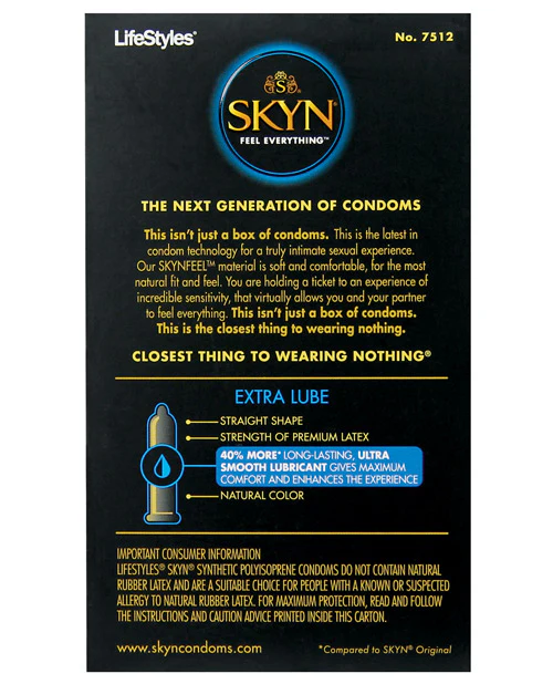 SKYN Non-Latex Condoms - Elite Extra-Lube - Image 3