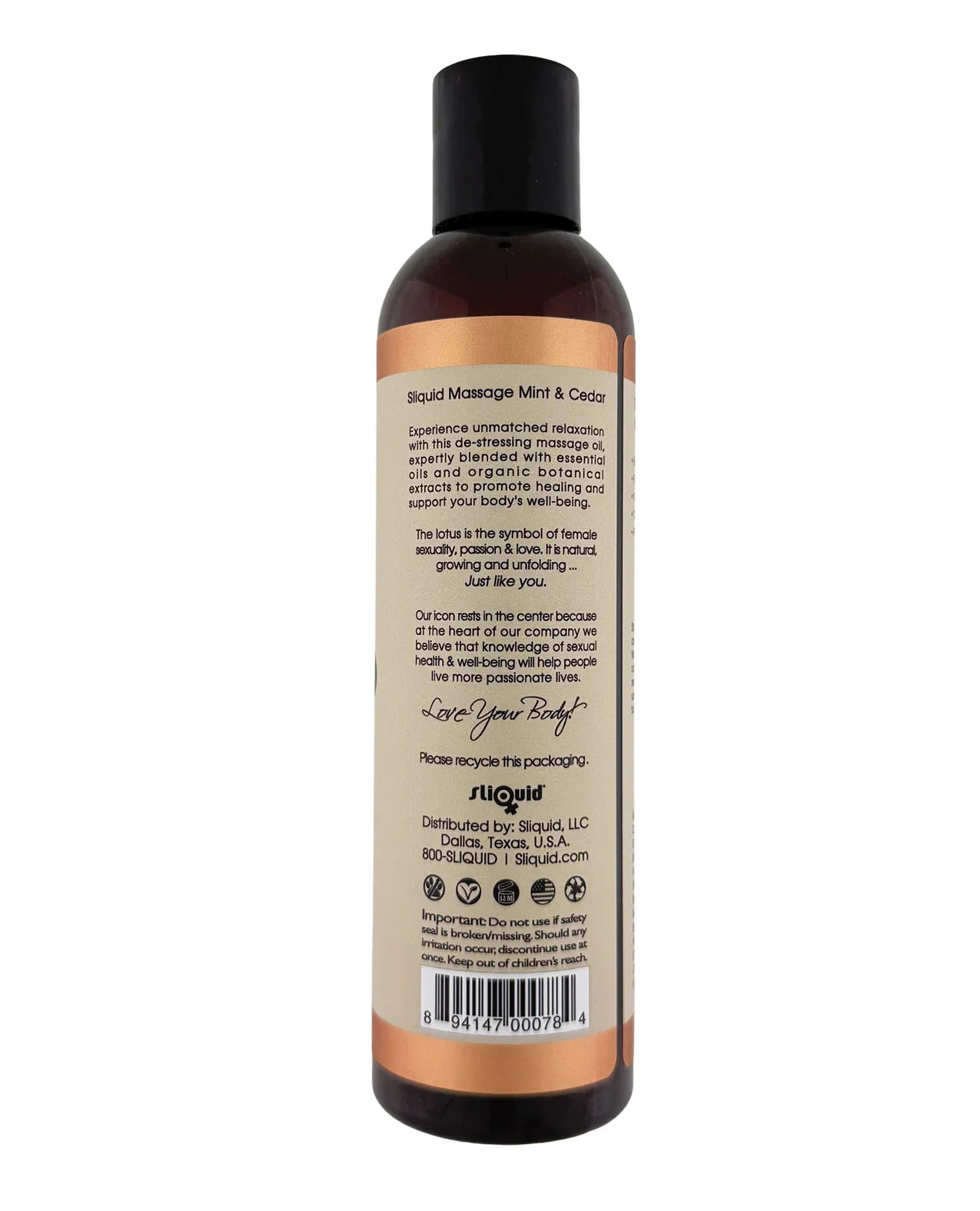 Sliquid Balance Massage Oil 8.5 oz - Image 5