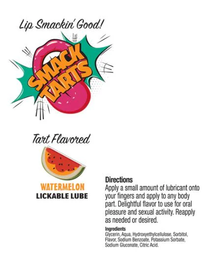 Smack Tarts lickable Lube - Image 3