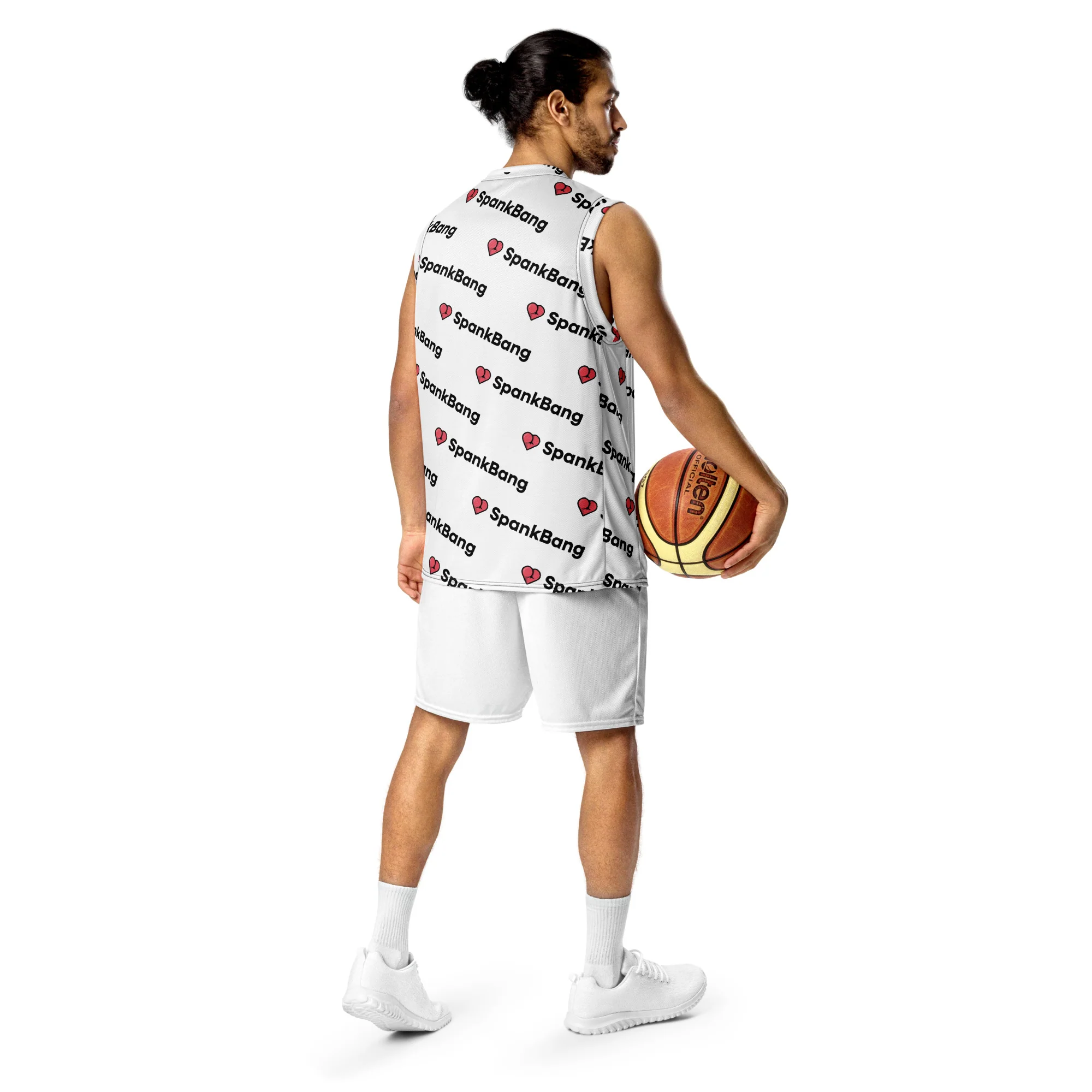 Spankbang - Recycled unisex basketball jersey - Image 4